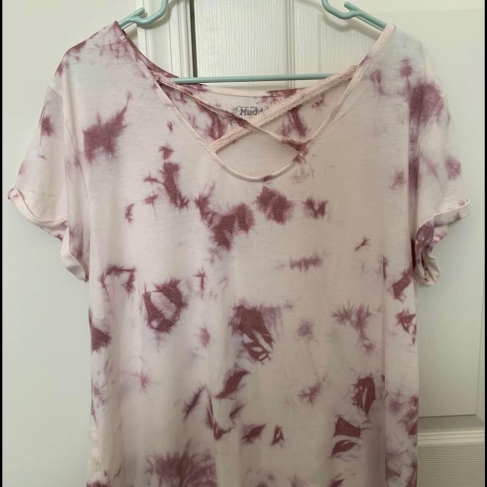 Tie-dyed womens top